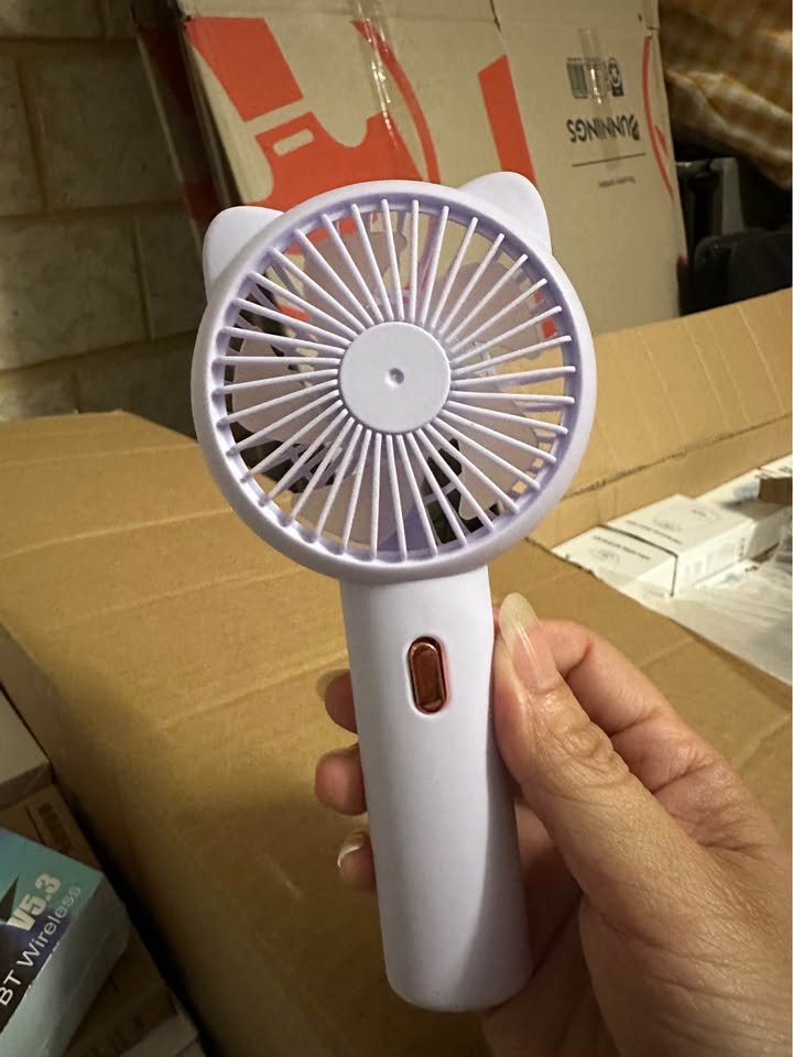 Rechargeable Hand-Held Fan